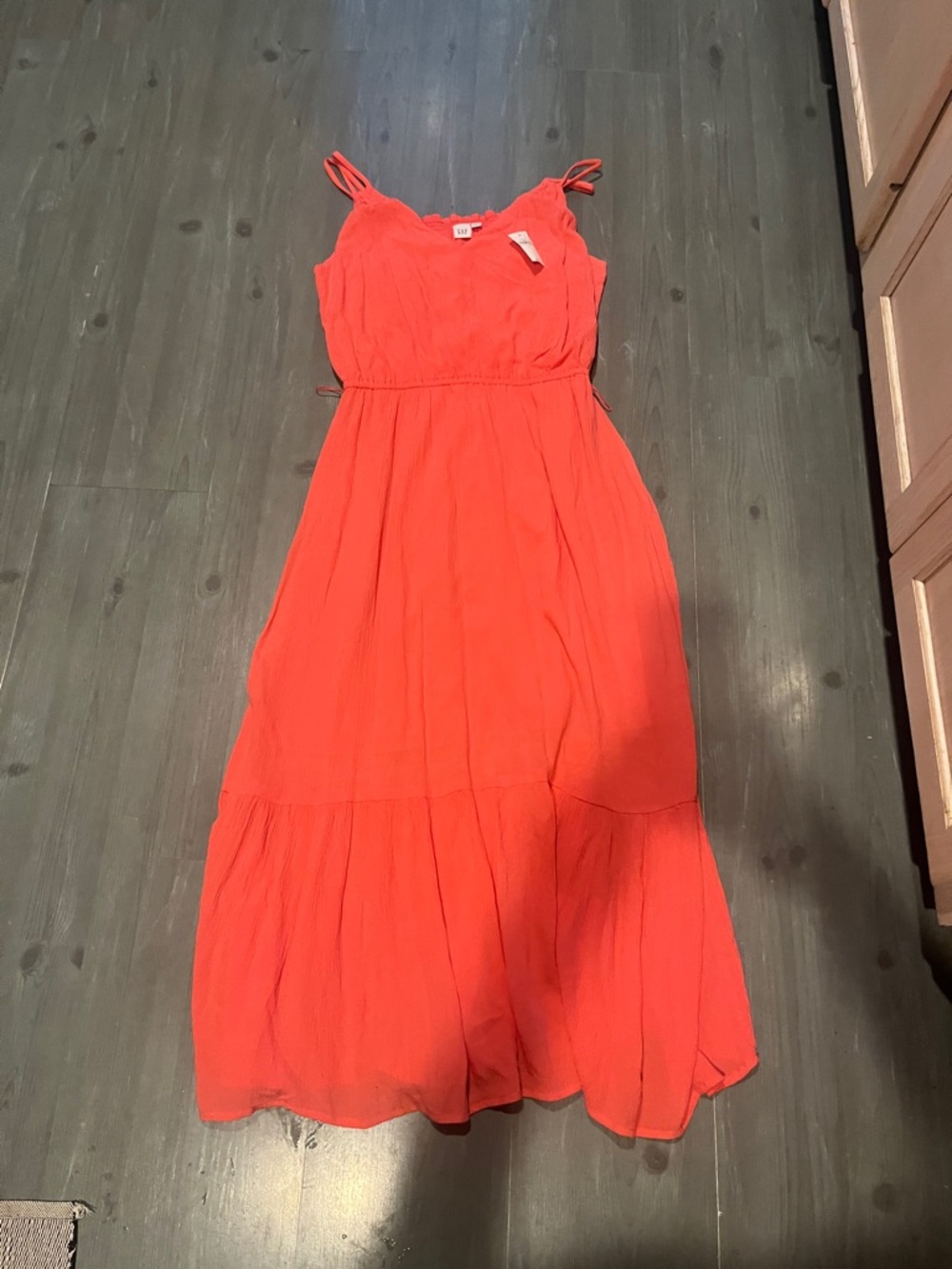 GAP Coral Sleeveless Sundress